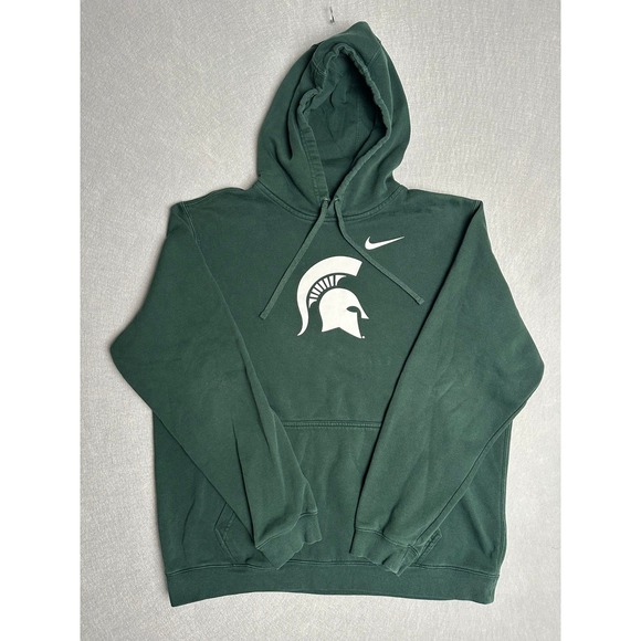 Nike Other - Nike Michigan State Spartans Hoodie Mens XL Green MSU NCAA Pullover Sweatshirt
